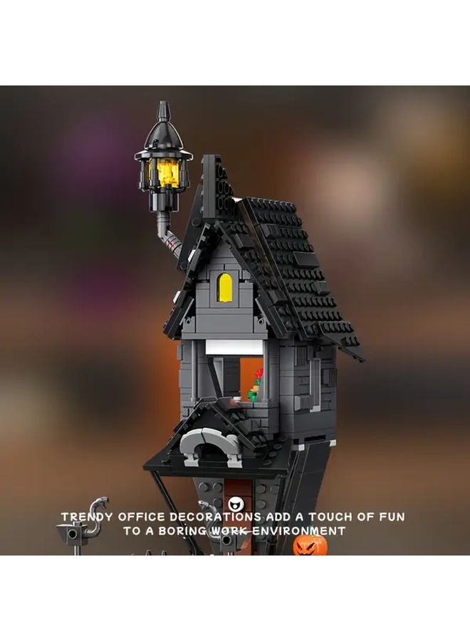 Halloween Castle Building Blocks 564pcs DIY Creative Construction Toy Gift - Image 5